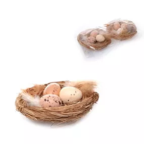 Deko Osternest 2 Stk in Folie