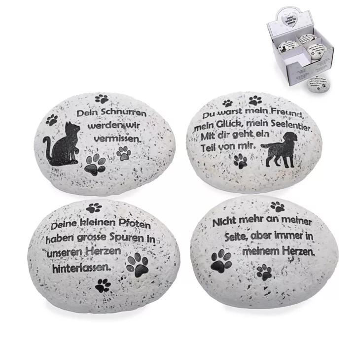 Grab Dekostein Hund, Katze Grab Dekostein Hund, Katze