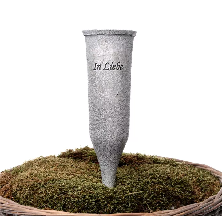 Grabdeko Vase In Liebe