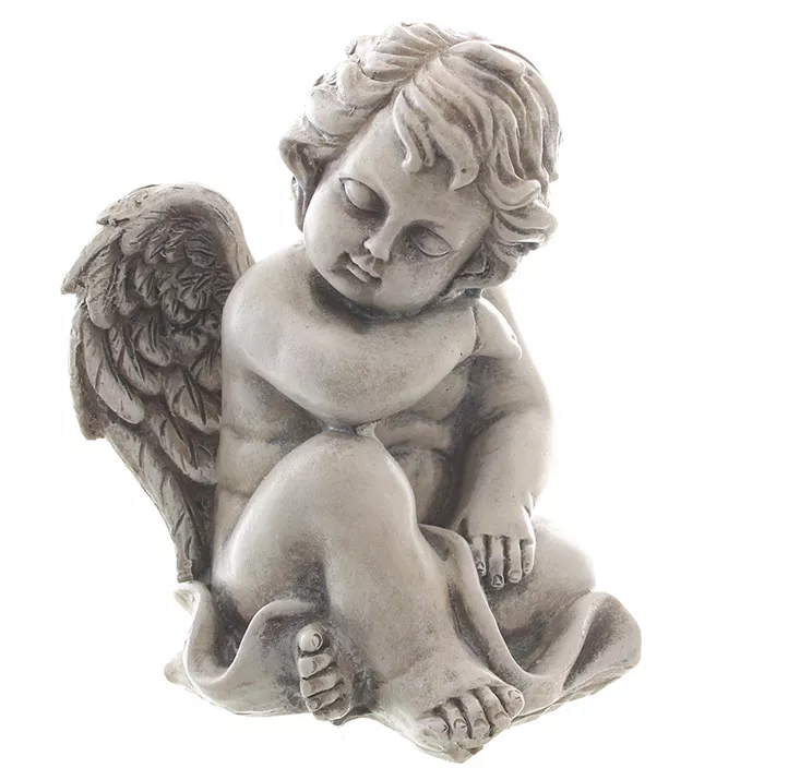 Grabdeko Engel sitzend Grabdeko Engel sitzend