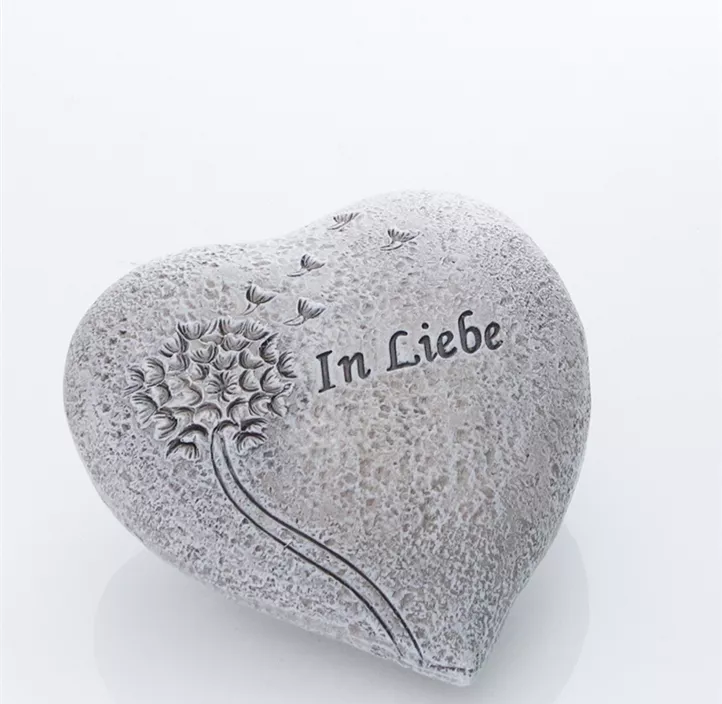 Grabdeko Herz mit Pusteblume Grabdeko Herz mit Pusteblume
