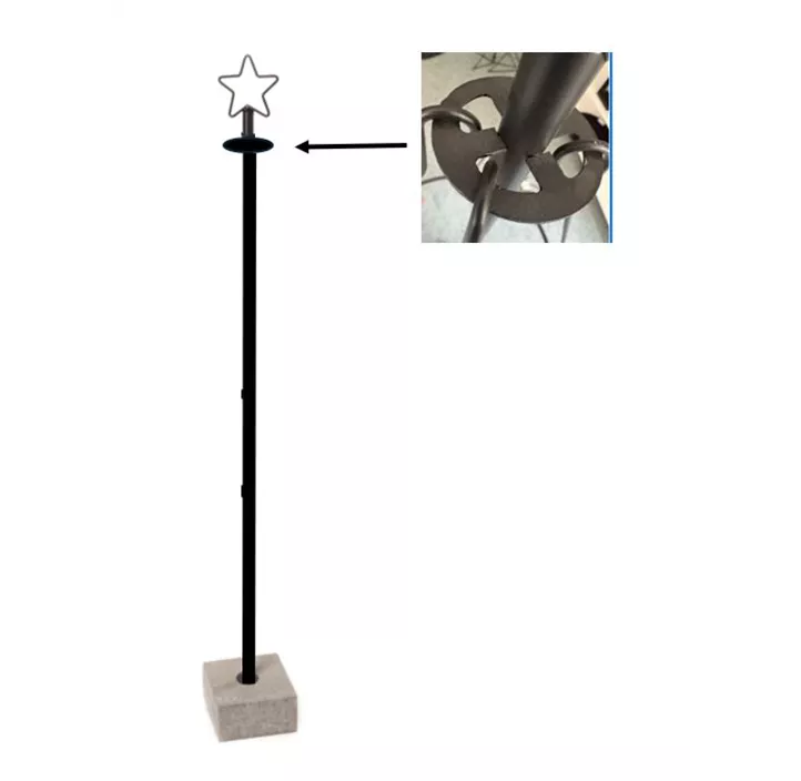 Kranzhalter mit Betonfuß