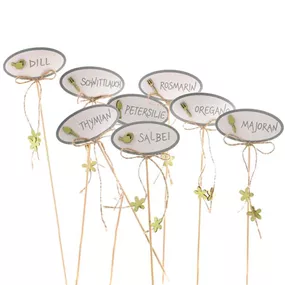 Kräuterstecker, 8 Modelle
