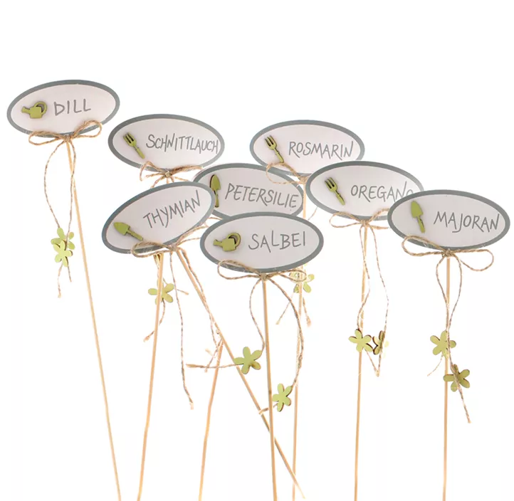 Kräuterstecker, 8er Kräuterstecker, 8er