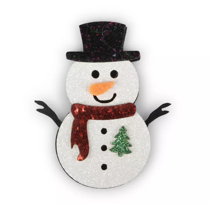 Schneemann mit Glitzer 4 Stk Schneemann mit Glitzer 4 Stk