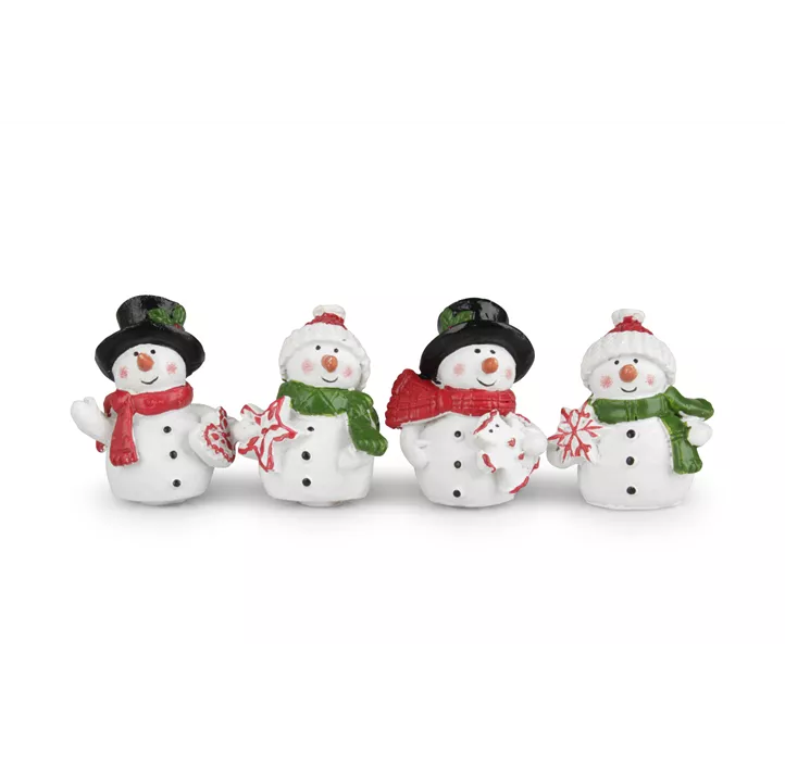 Schneemänner Ballsters 4 Stk