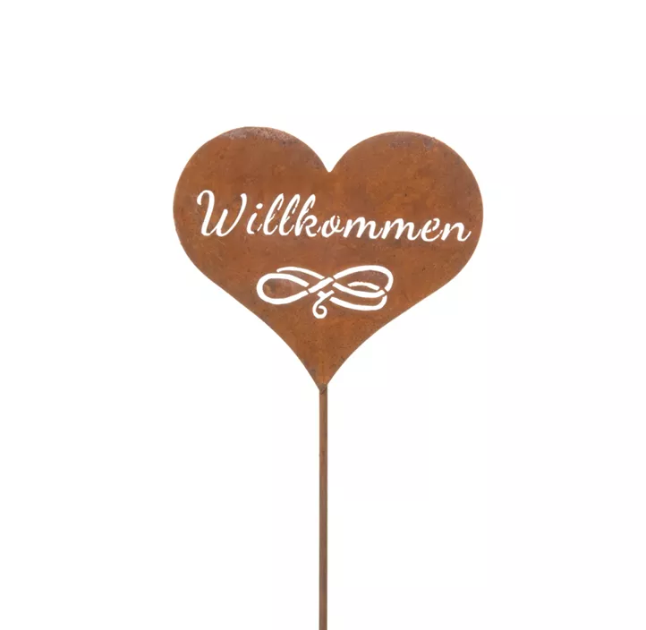 Stecker Herz Willkommen