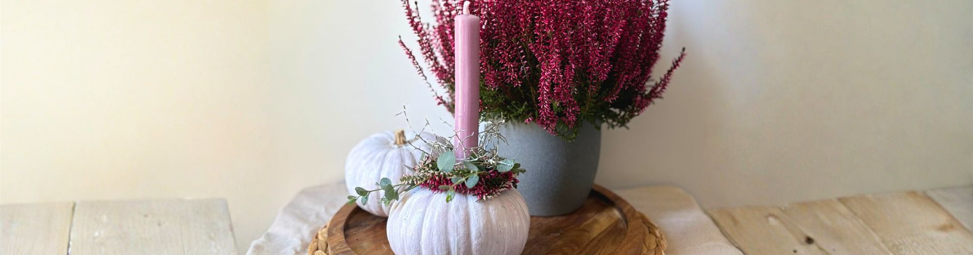 Header DIY Kürbis Kerzen Gesteck Header DIY Kürbis Kerzen Gesteck