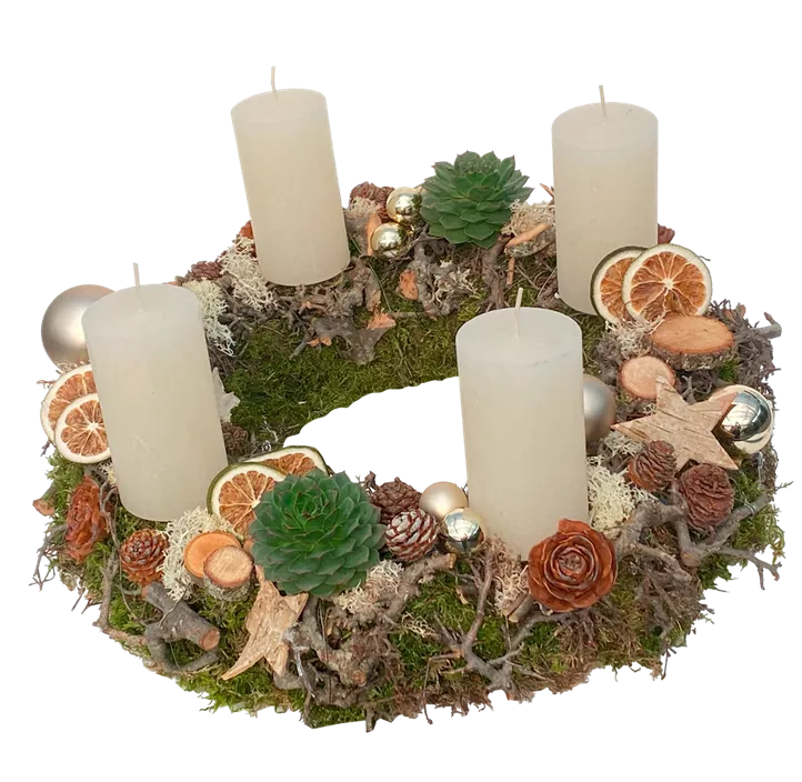 Adventkranz Natura Bonsai