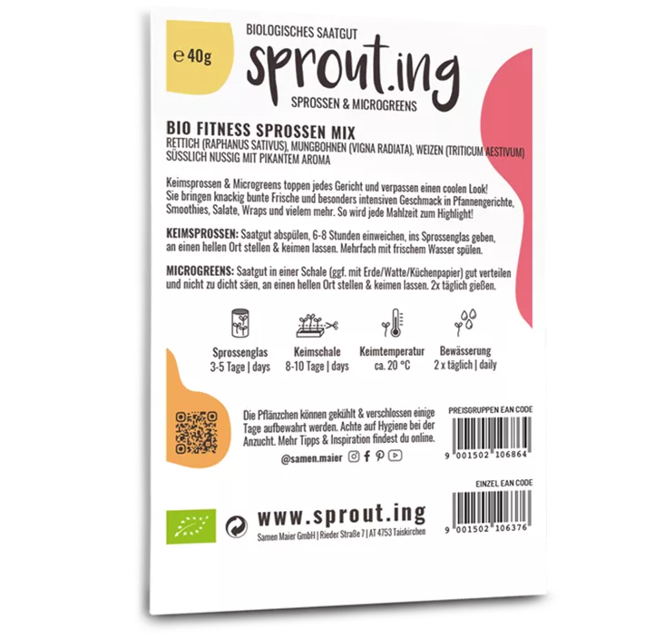 BIO Sprouting Fitness Sprossen Mix