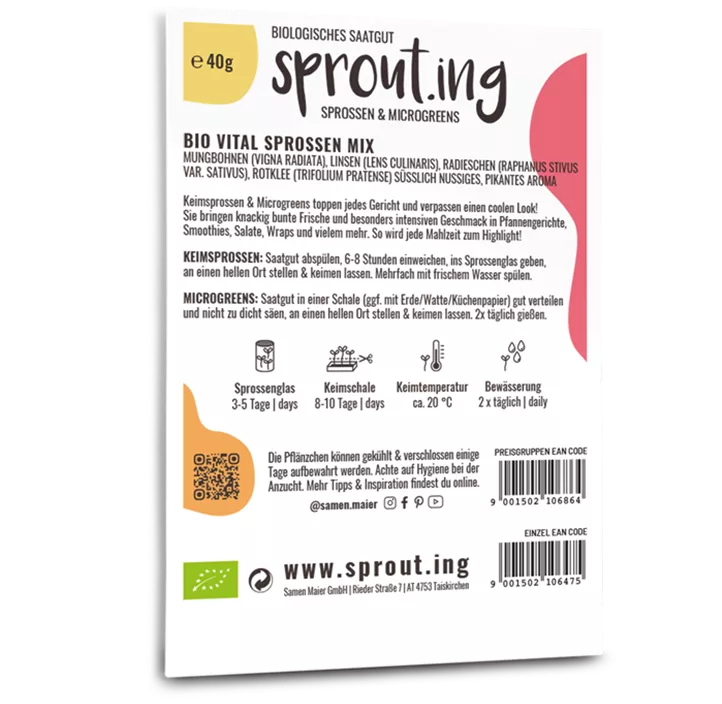BIO Sprouting Vital Sprossen Mix