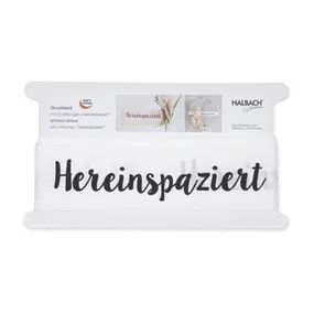 Druckband Hereinspaziert