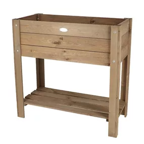 Holz-Hochbeet auf Füßen