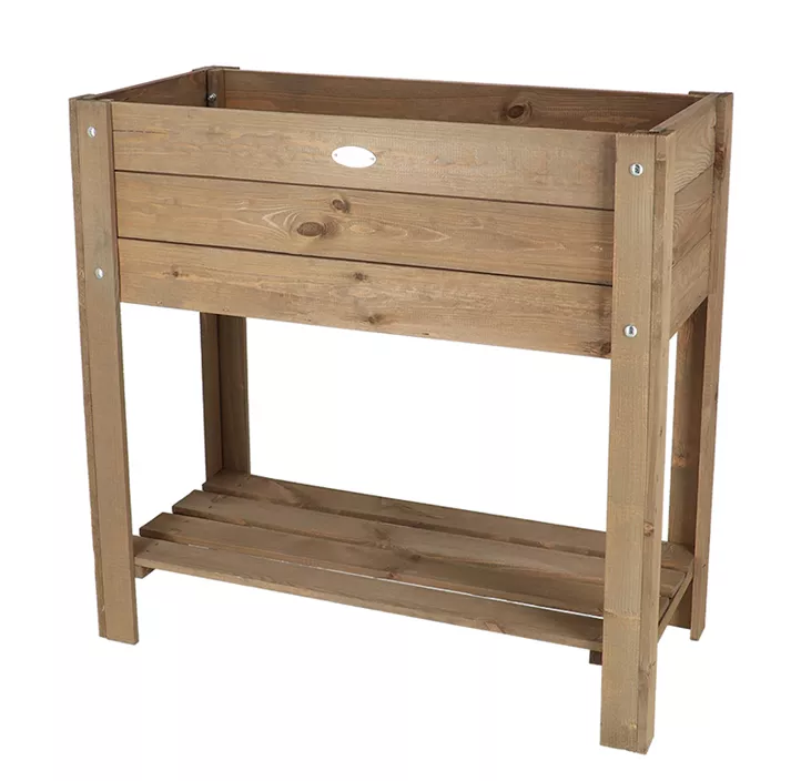 Holz-Hochbeet auf Füßen Holz-Hochbeet auf Füßen