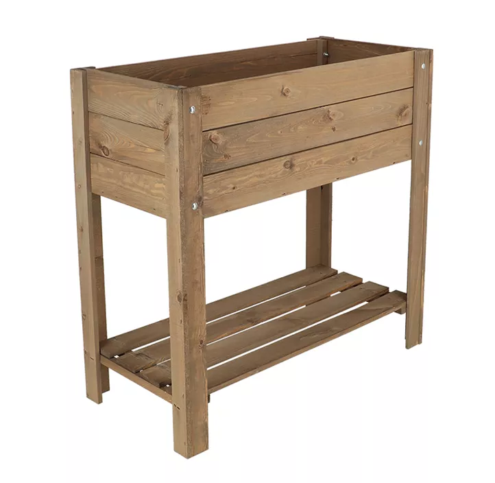 Holz-Hochbeet auf Füßen Holz-Hochbeet auf Füßen