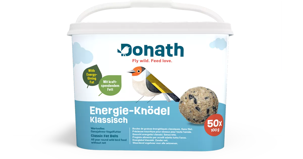 Donath Energie-Knödel Hanf Ohne Netz – 6er Karton, Je 100g, Mit 11% Hanfsamen, Ganzjahres-Wildvogelfutter Aus Süddeutschland Donath Energie-Knödel Hanf Ohne Netz – 6er Karton, Je 100g, Mit 11% Hanfsamen, Ganzjahres-Wildvogelfutter Aus Süddeutschland