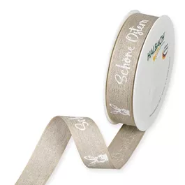 Leinen Druckband Schöne Ostern