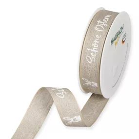 Leinen Druckband Schöne Ostern