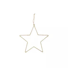 Metall-HängerGlitter-Stern