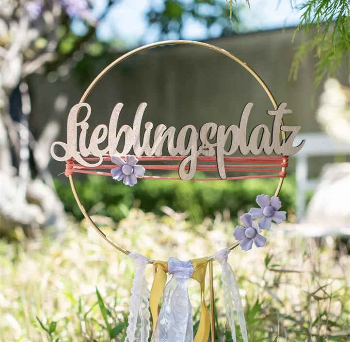 Schriftzug Lieblingsplatz Schriftzug Lieblingsplatz