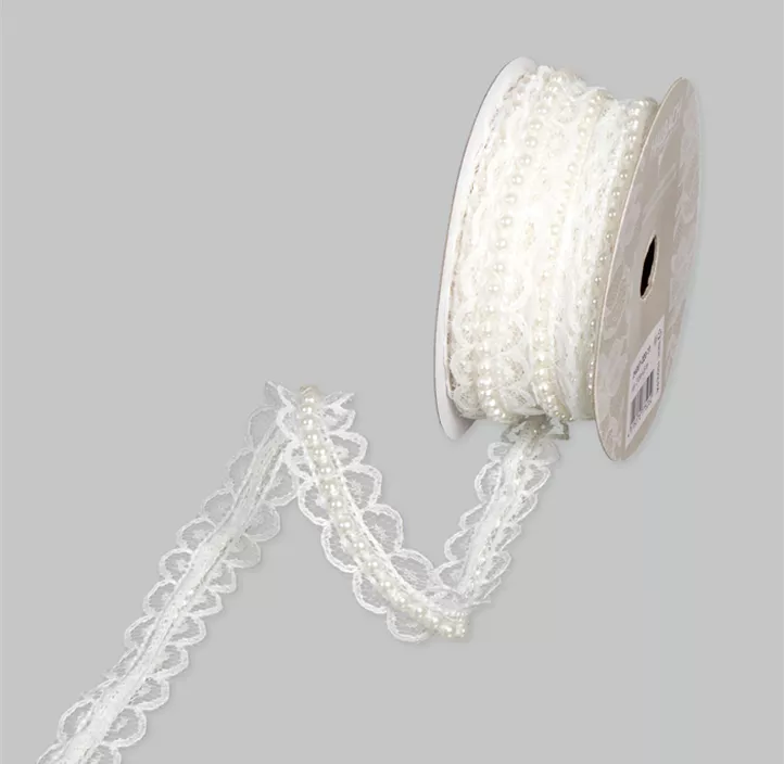 Spitze mit Perlen Spitze mit Perlen