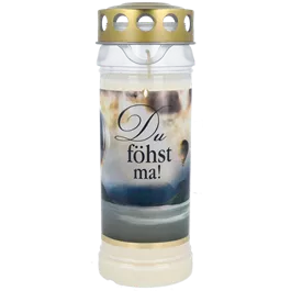 Grablicht Premium 7 Tage Motivlicht Spruch transparent