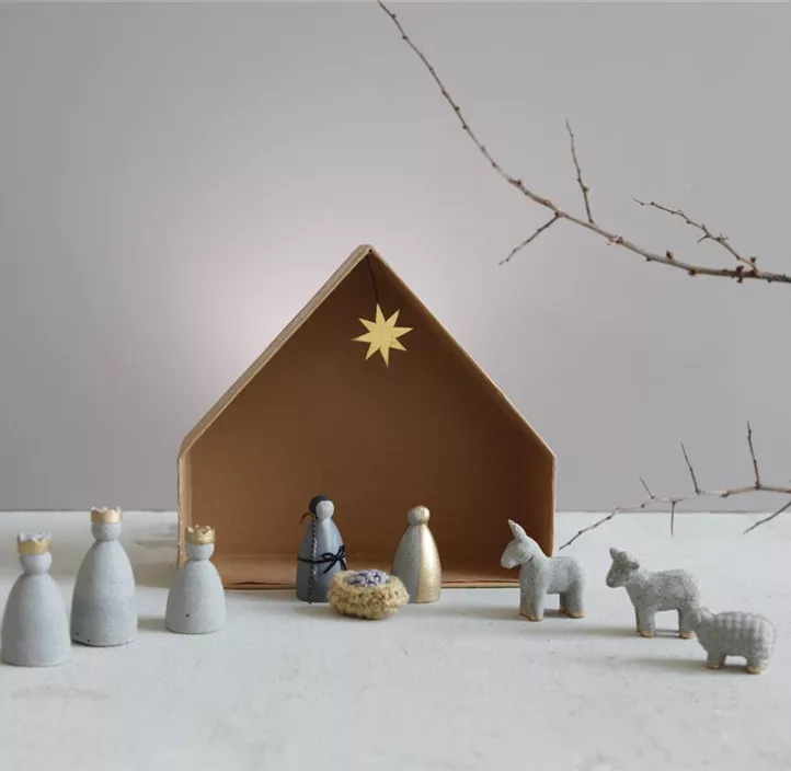 Kleine Weihnachtskrippe Kleine Weihnachtskrippe