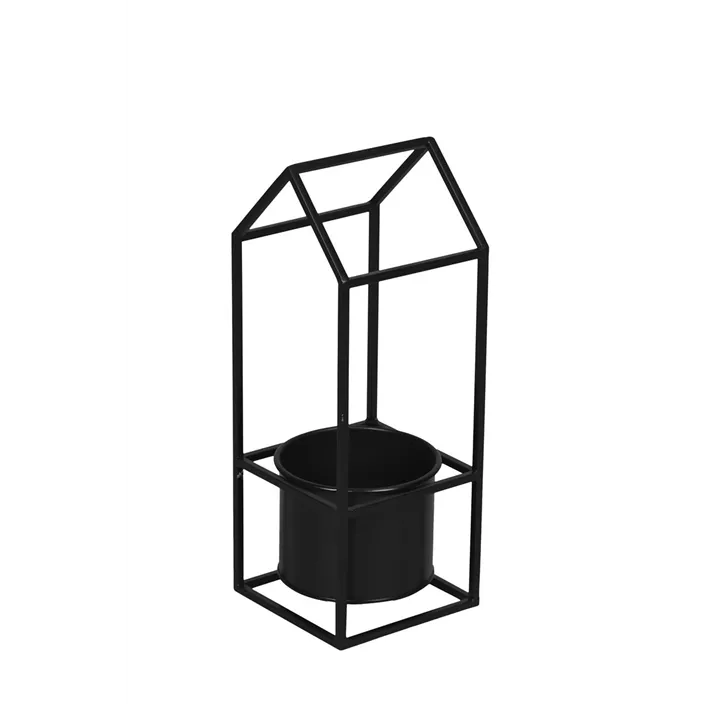 Metall-Haus mit Topf Metall-Haus mit Topf