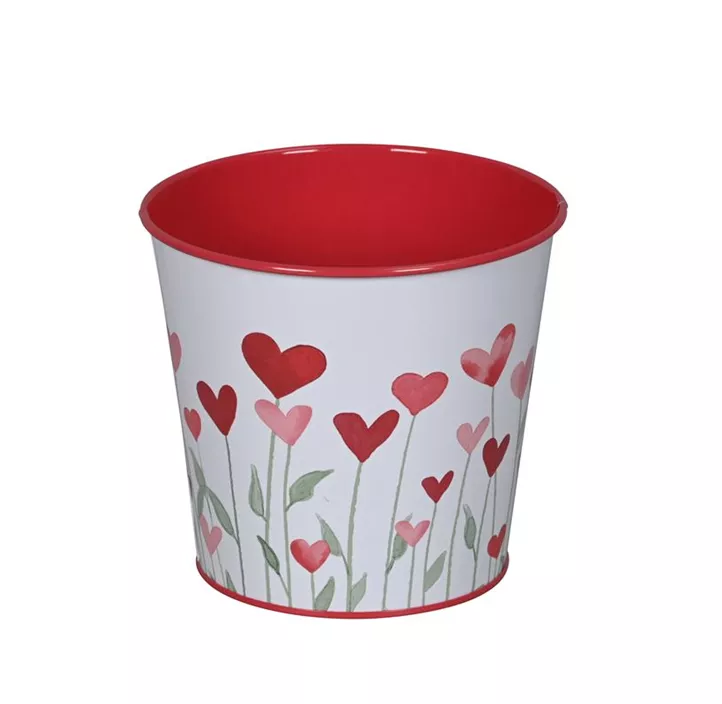 Metalltopf Herzen Metalltopf Herzen