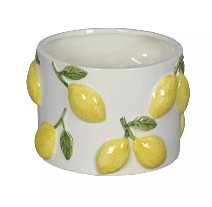 Übertopf Zitrone Übertopf Zitrone