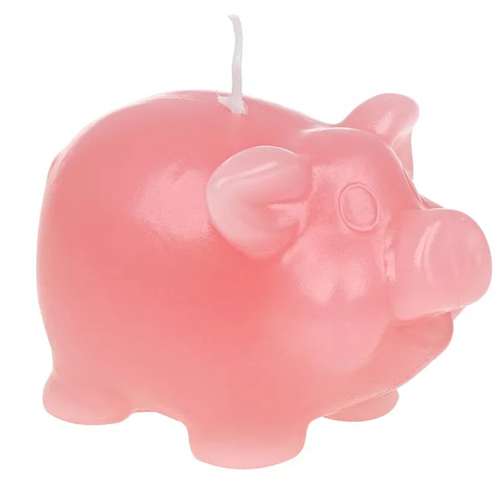 Figurenkerze Glücksschwein Figurenkerze Glücksschwein