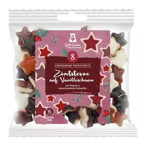 Zimsterne auf Vanilleschaum