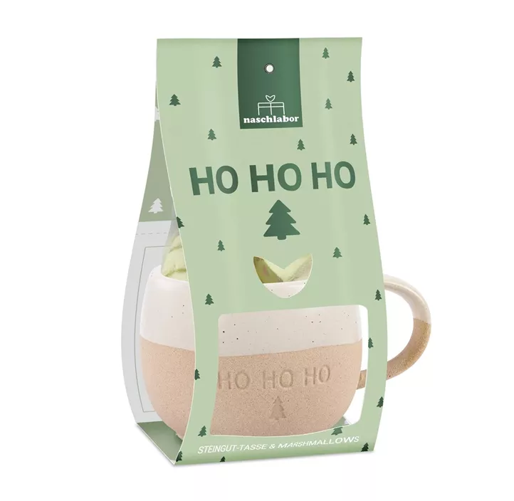 Geschenkset Marshmallow & Tasse HO HO HO