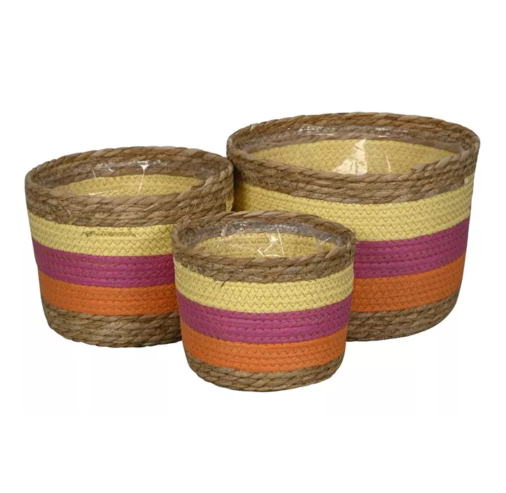 Korb rund Streifen Korb rund Streifen