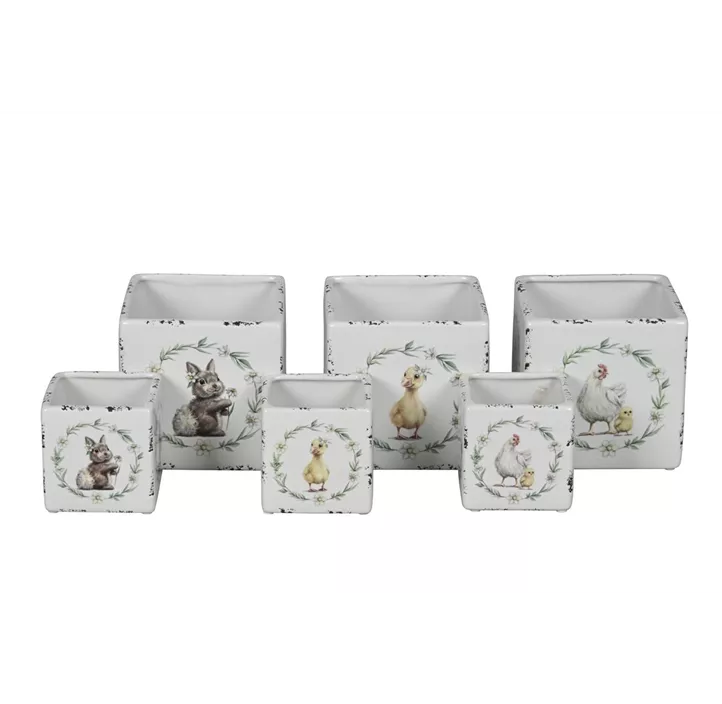 Topf eckig Ostern Topf eckig Ostern