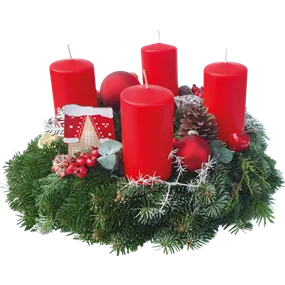 Adventkranz, 40 cm
