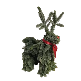 Adventgesteck 'Rentier Emil'