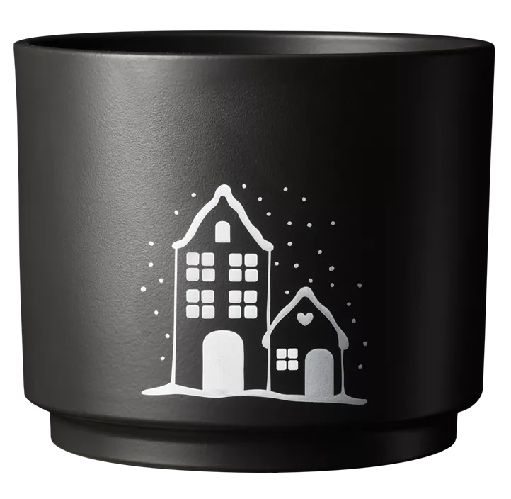 Übertopf Winter Cottage