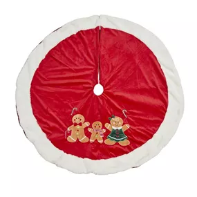 Christbaumdecke Lebkuchen Familie