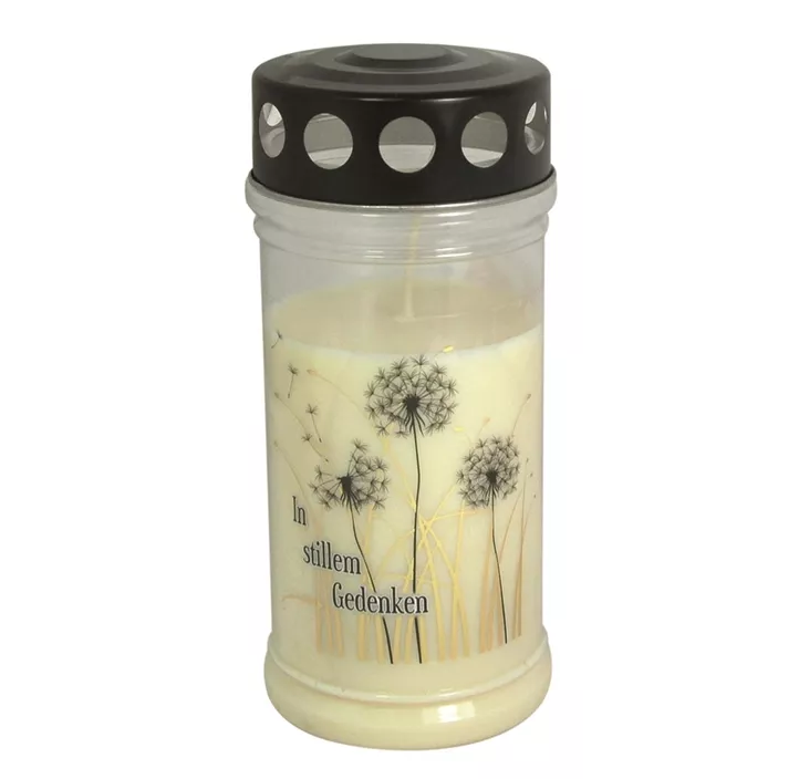 Grablicht Premium 4 Tage Motivlicht Black transparent