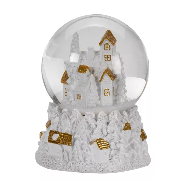 Schneekugel Winterwunderwelt( 8fach Lied)