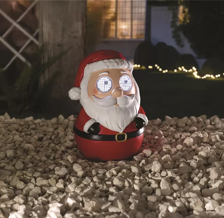 Weihnachtsmann blinkend