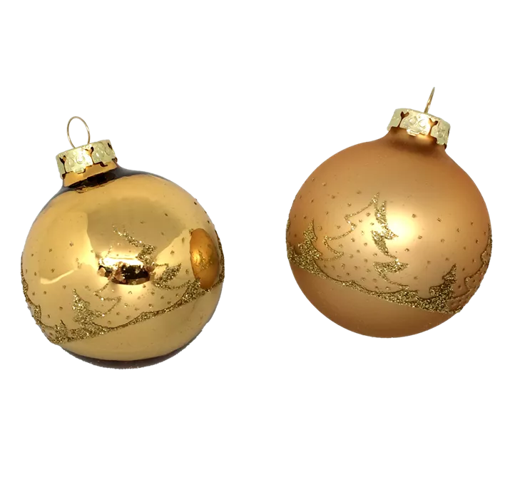 Glaskugel Dekor Tannenwald