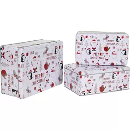 Gebäckdose 3-tlg. Hohoho