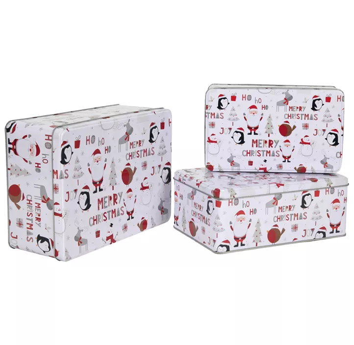 Gebäckdose 3-tlg. Hohoho