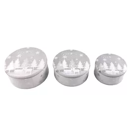 Gebäckdose 3-tlg. Weihnachtswald