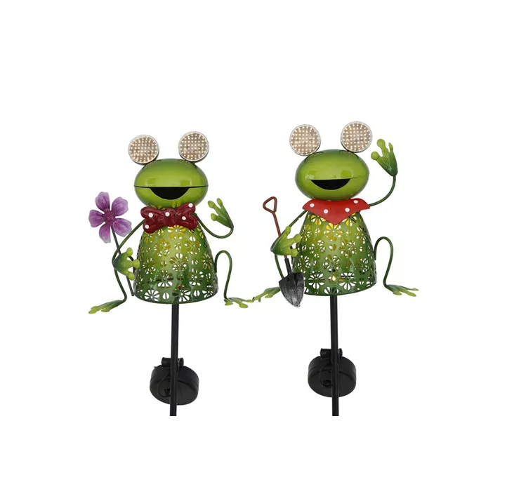 Solar Gartenstecker Frosch