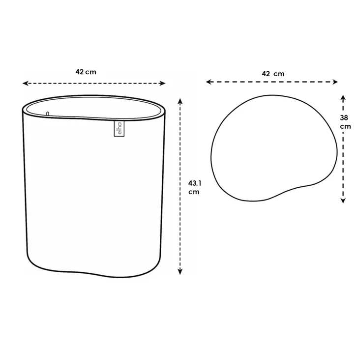 Premium Übertopf eden aquacare medium