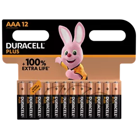 Duracell Plus-AAA, 12 Stück