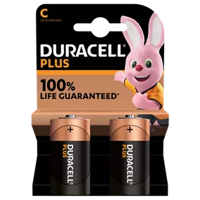 Duracell Plus-C, 2 Stück